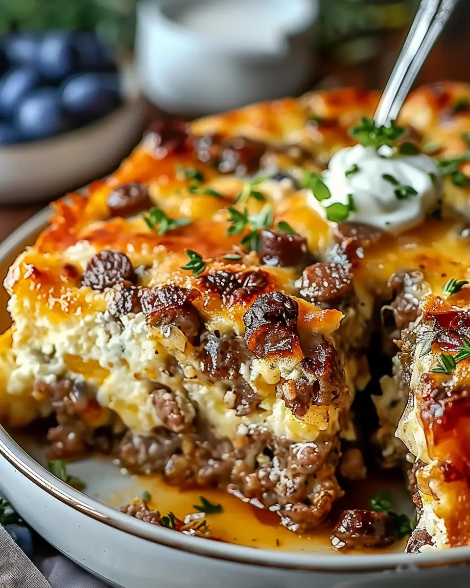 Sweet Maple Sausage Casserole: A Cozy Breakfast Delight