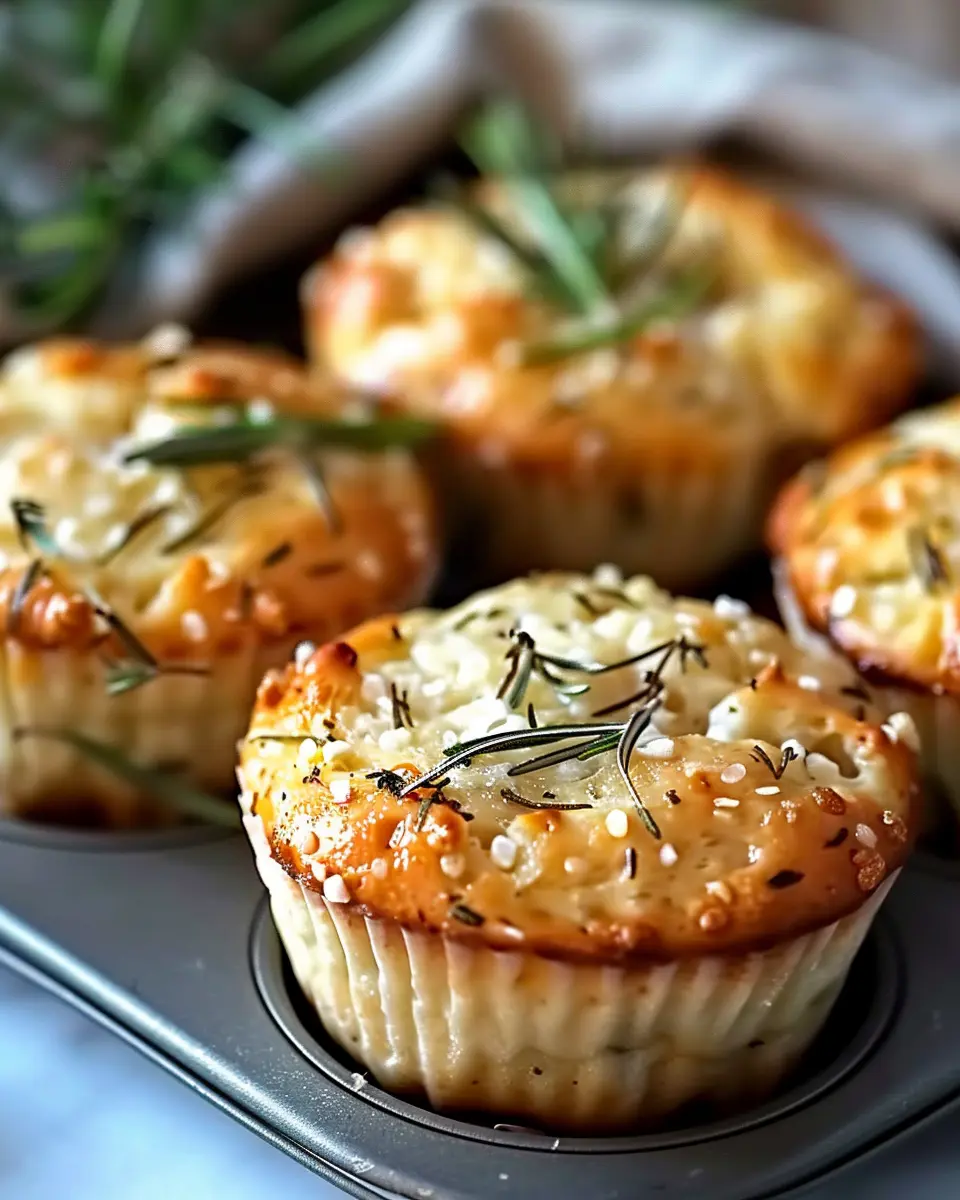 easy garlic rosemary focaccia muffins for delightful snacking