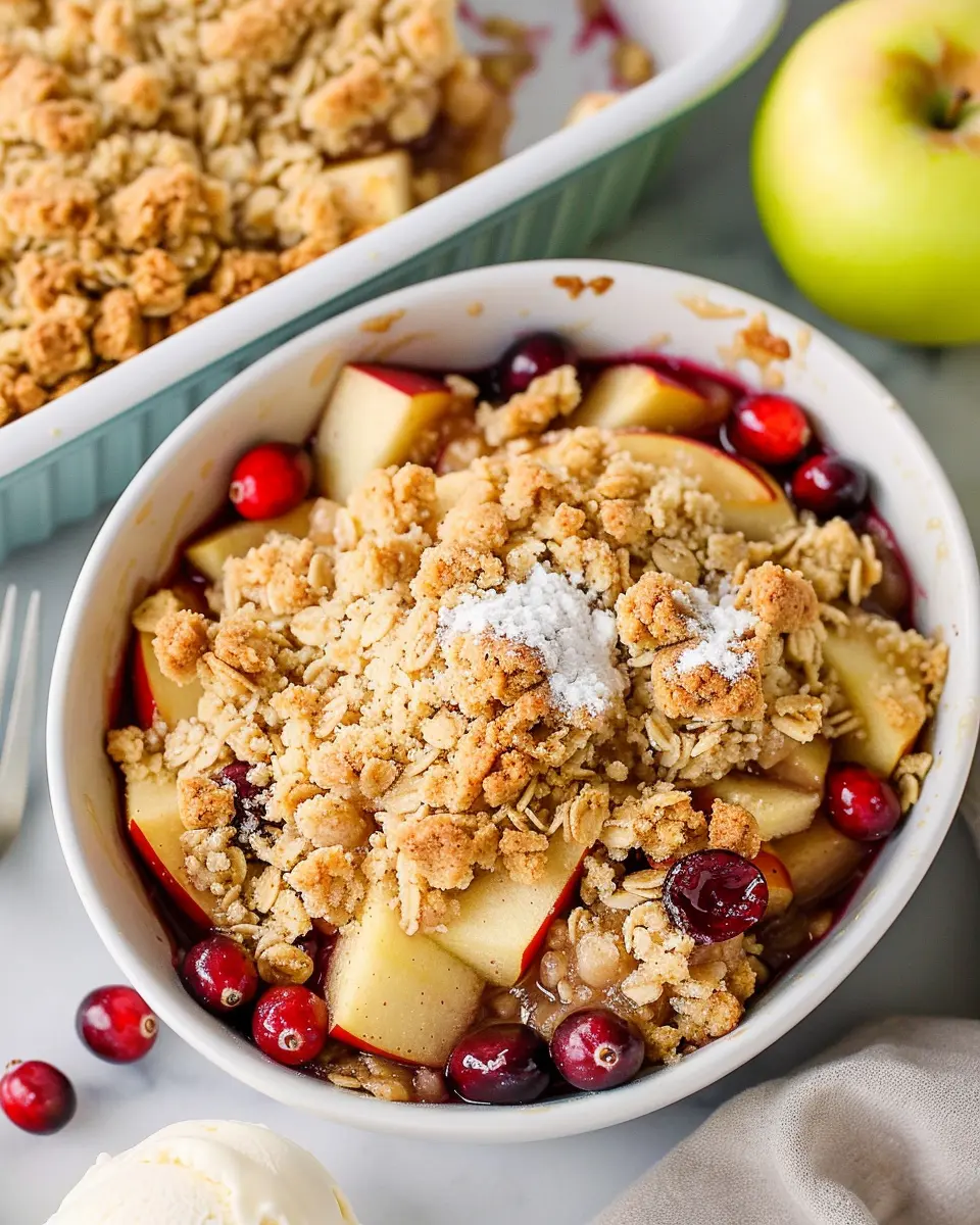 Quick Cranberry Apple Crisp: A Delightful Twist on a Classic Recipe