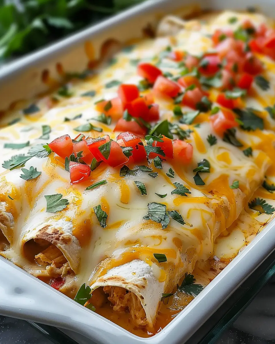 Creamy Queso Chicken Enchiladas for Easy Family Dinners