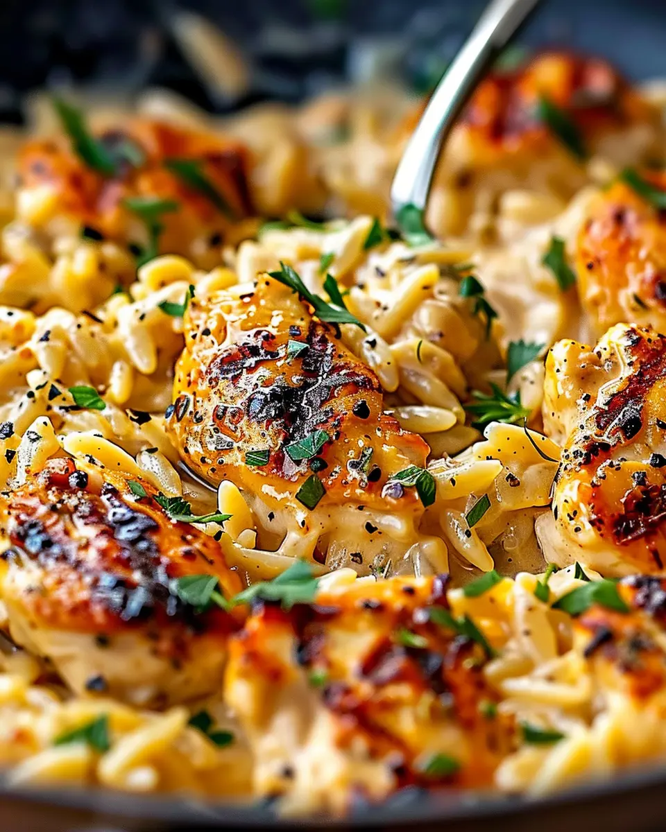 Cajun Chicken Alfredo Orzo: Easy One-Pot Meal in 30 Minutes