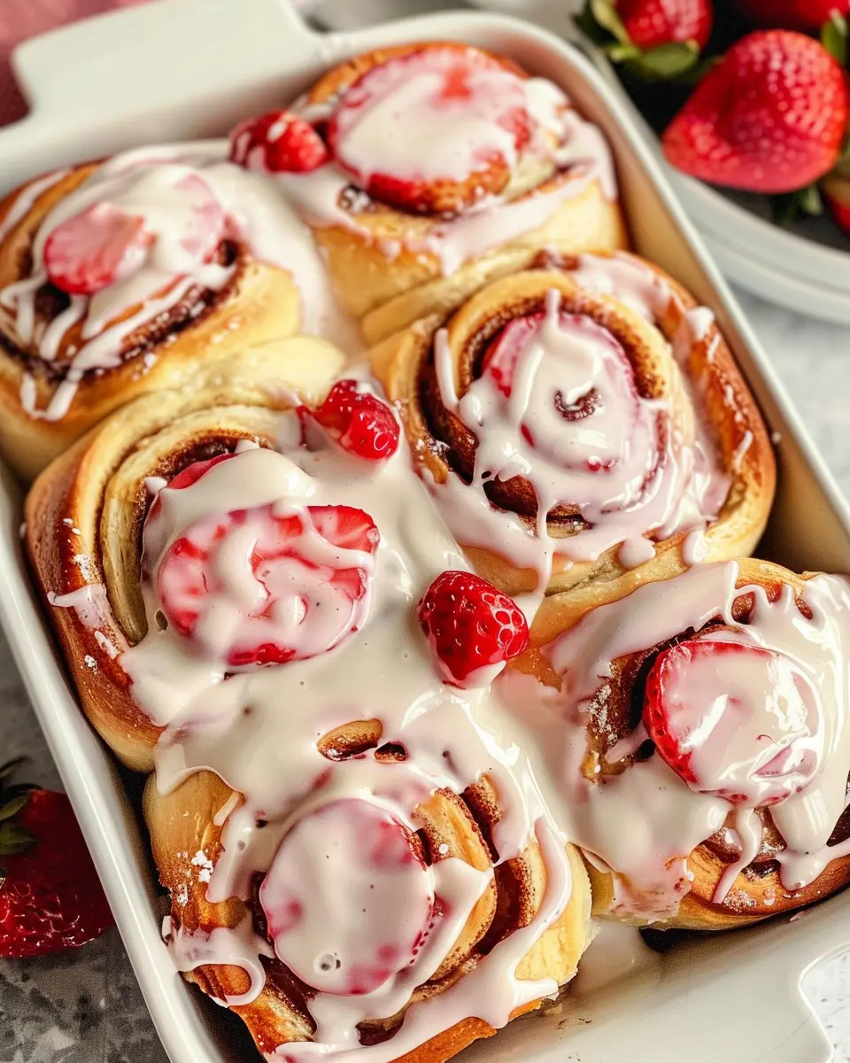 Strawberry Cinnamon Rolls: The Best Homemade Recipe for Breakfast