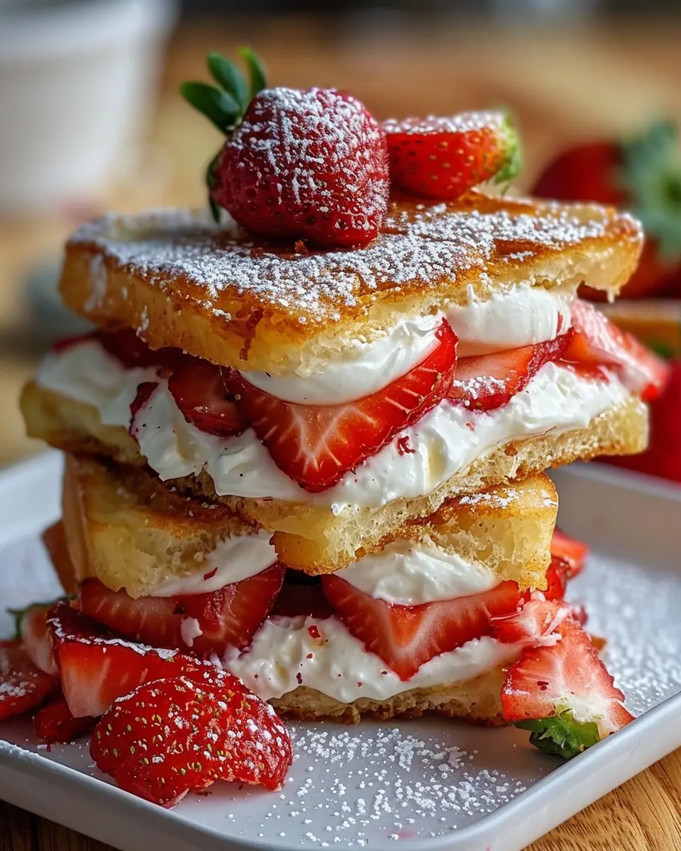 Fried Strawberry Cheesecake Sandwiches: The Best Indulgent Treat