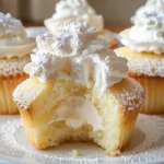 Fluffy Japanese Cotton Cheesecake Cupcakes