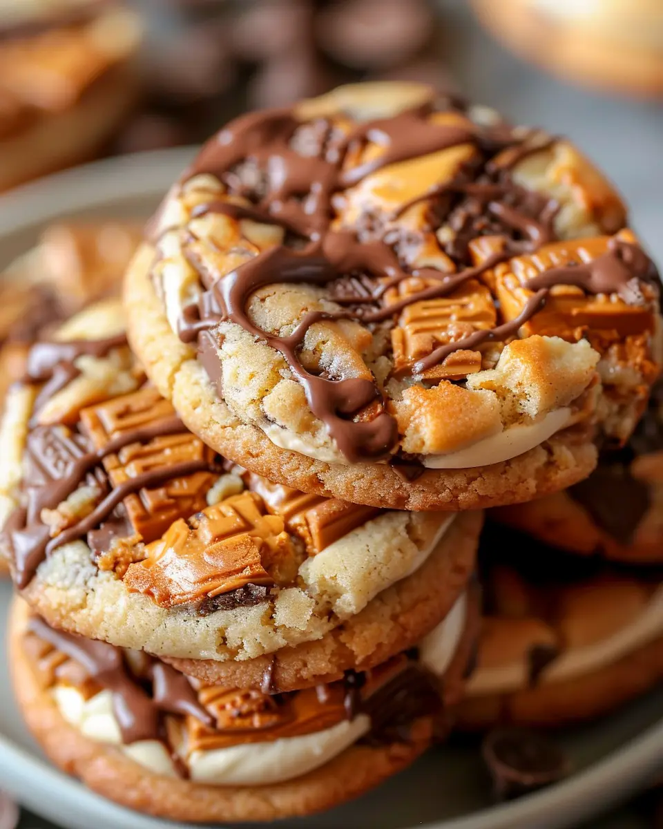Decadent Gooey Reese’s Cheesecake Cookies to Indulge Your Sweets