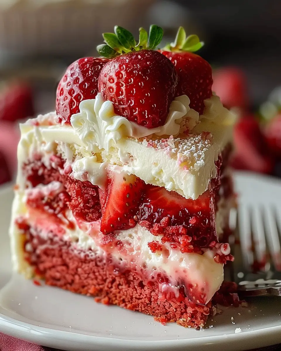 Strawberry Earthquake Cake: The Best Indulgent Dessert Recipe