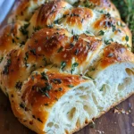 Garlic Herb Braided Bread