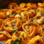 One-Pot Spicy Garlic Butter Chicken Tortellini