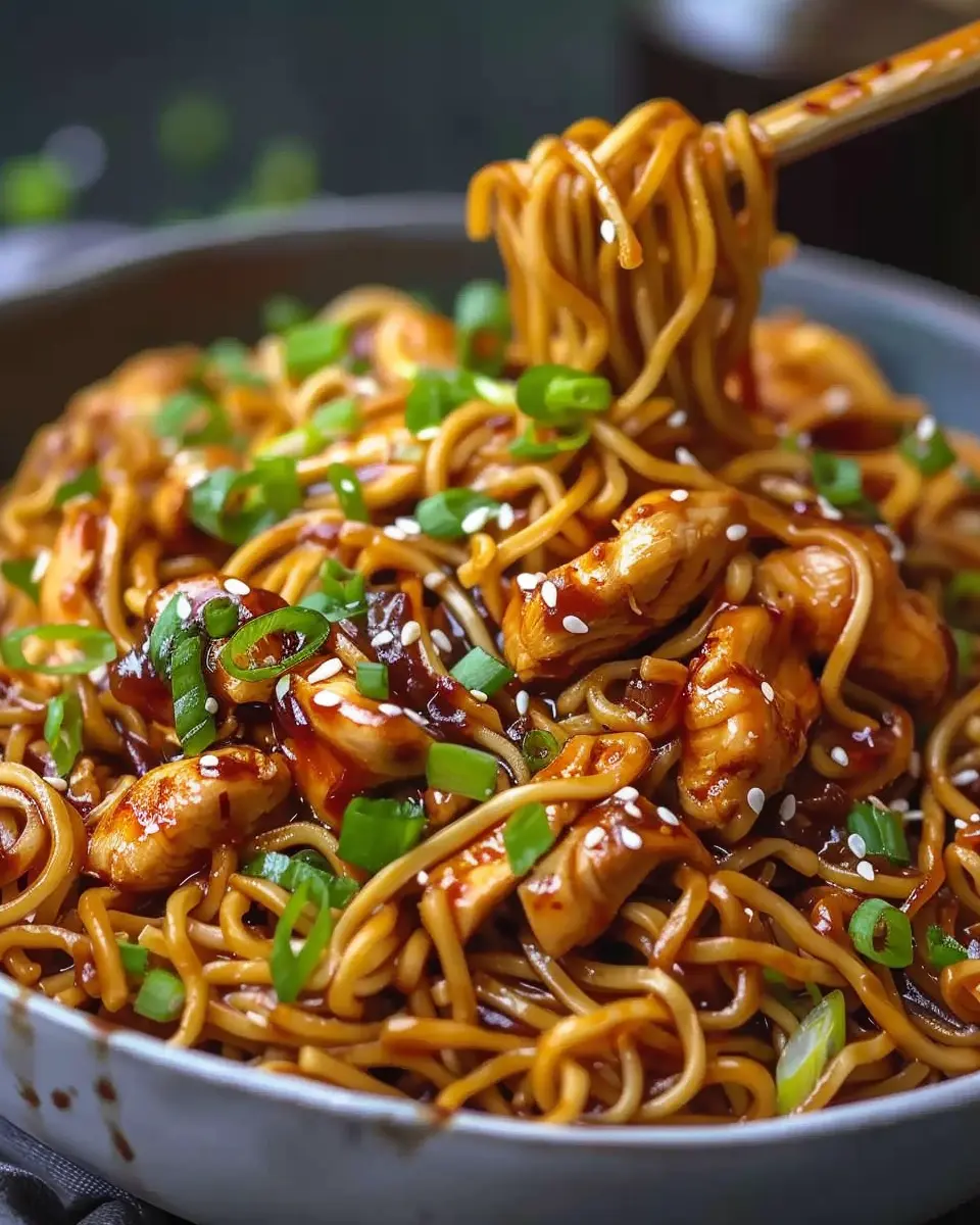 Sticky Garlic Chicken Noodles: The Easy Recipe You’ll Love