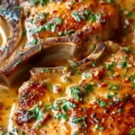 Garlic Marry Me Pork Chops