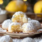 Lemon Cream Snowball Cookies