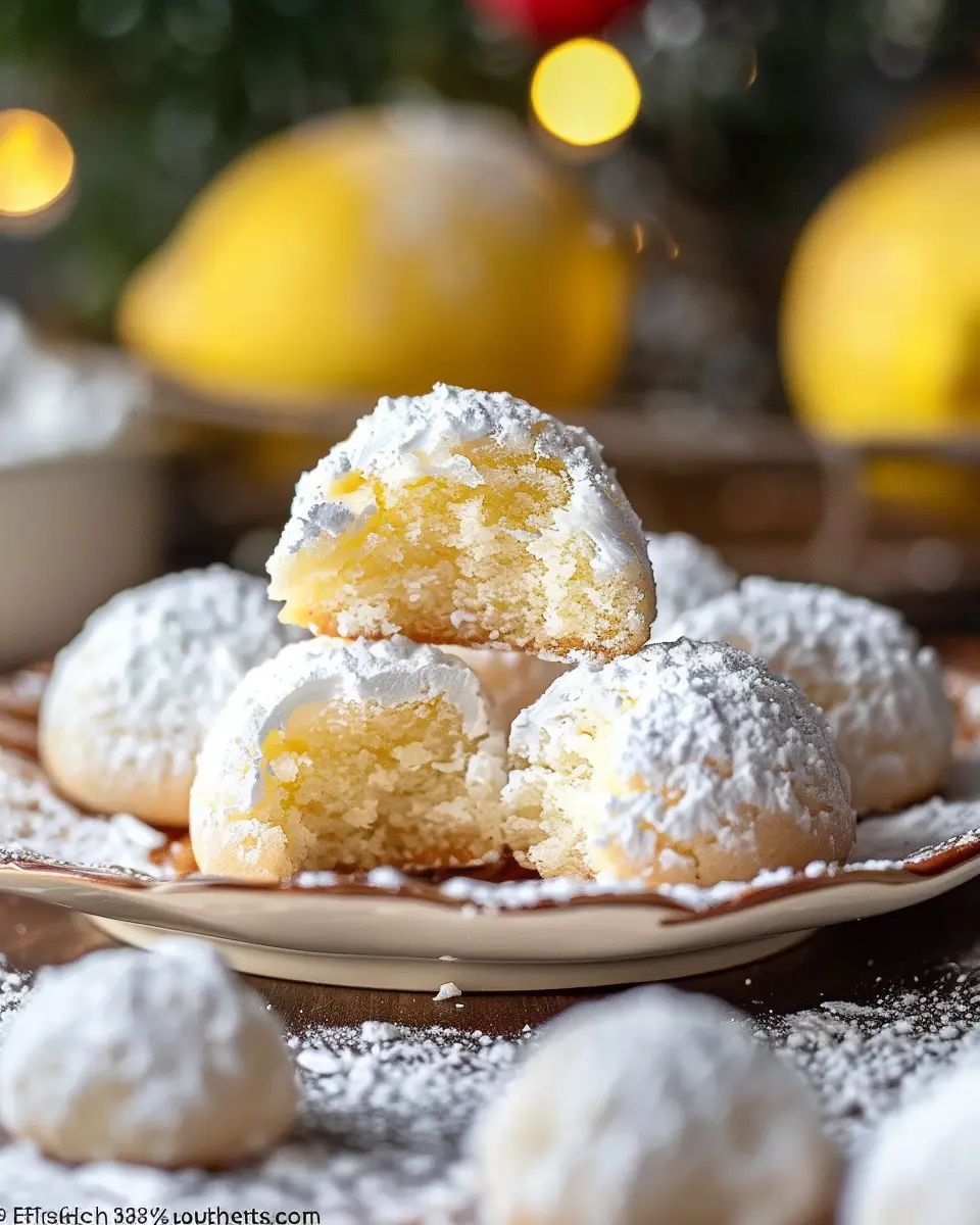 Lemon Cream Snowball Cookies: The Best Melt-in-Your-Mouth Treat