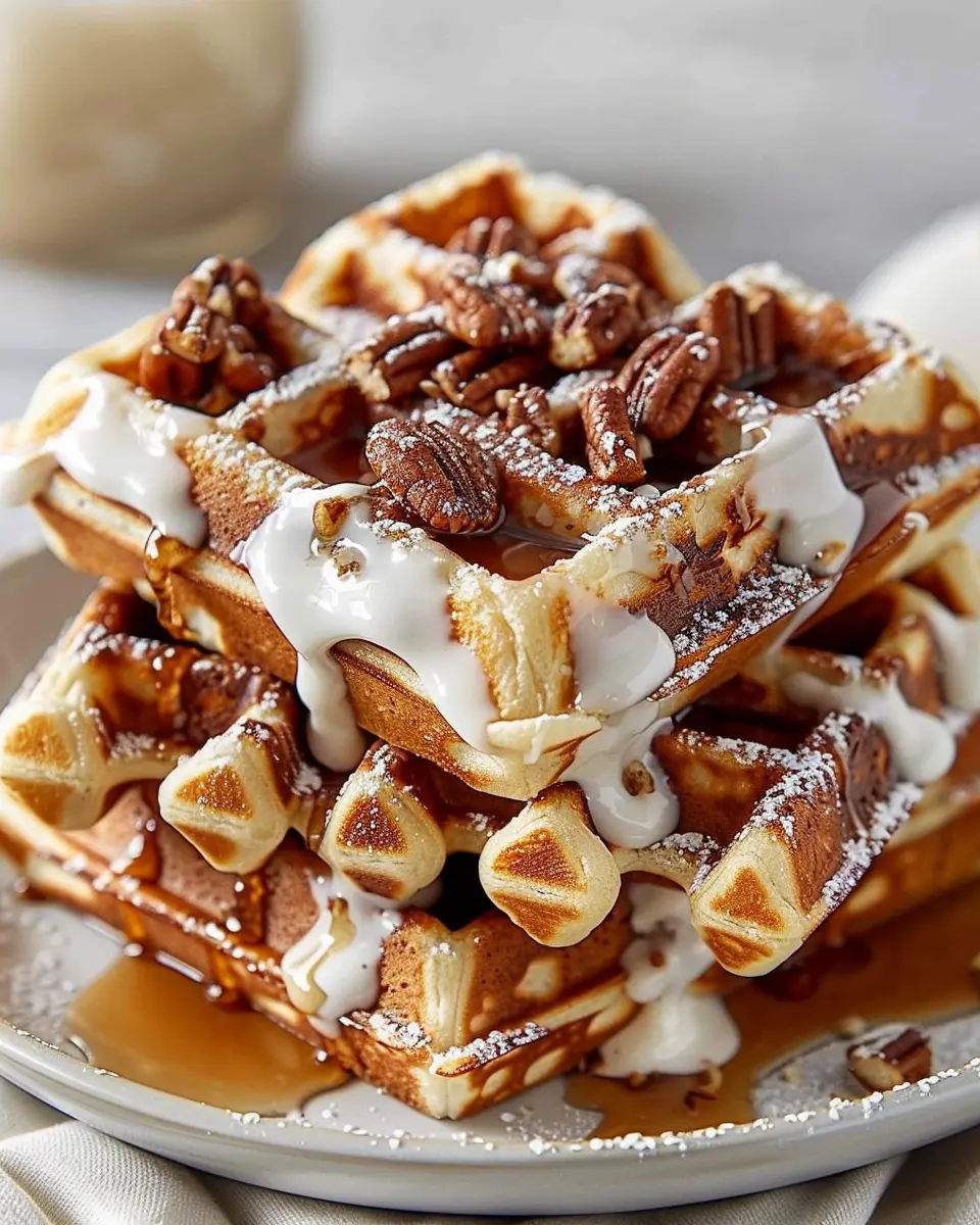 Cinnamon Roll Waffles Cream Cheese: The Best Weekend Indulgence