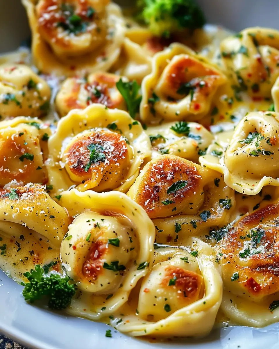 Garlic Parmesan Chicken Tortellini: An Easy Comfort Dish