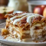 Cinnamon Roll Apple Lasagna
