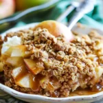 Easy Apple Crisp with an insane amount of streusel