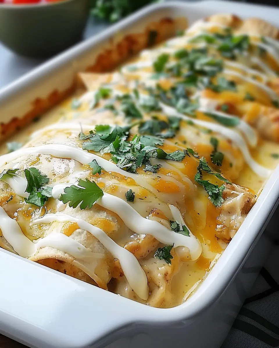 Creamy Queso Chicken Enchiladas for Easy Family Dinners