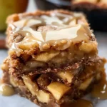 Irresistibly Chewy Apple Cinnamon Blondies with Maple Glaze Recipe