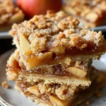 Brown Sugar Apple Crisp Shortbread Bars