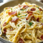 Easy Creamy Carbonara Pasta