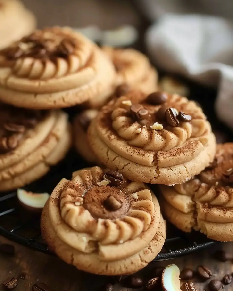 Melt-in-Your-Mouth Coffee Butter Cookies for Joyful Holiday Treats