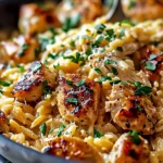 Comforting One-Pot Cajun Chicken Alfredo Orzo in Just 30 Minutes