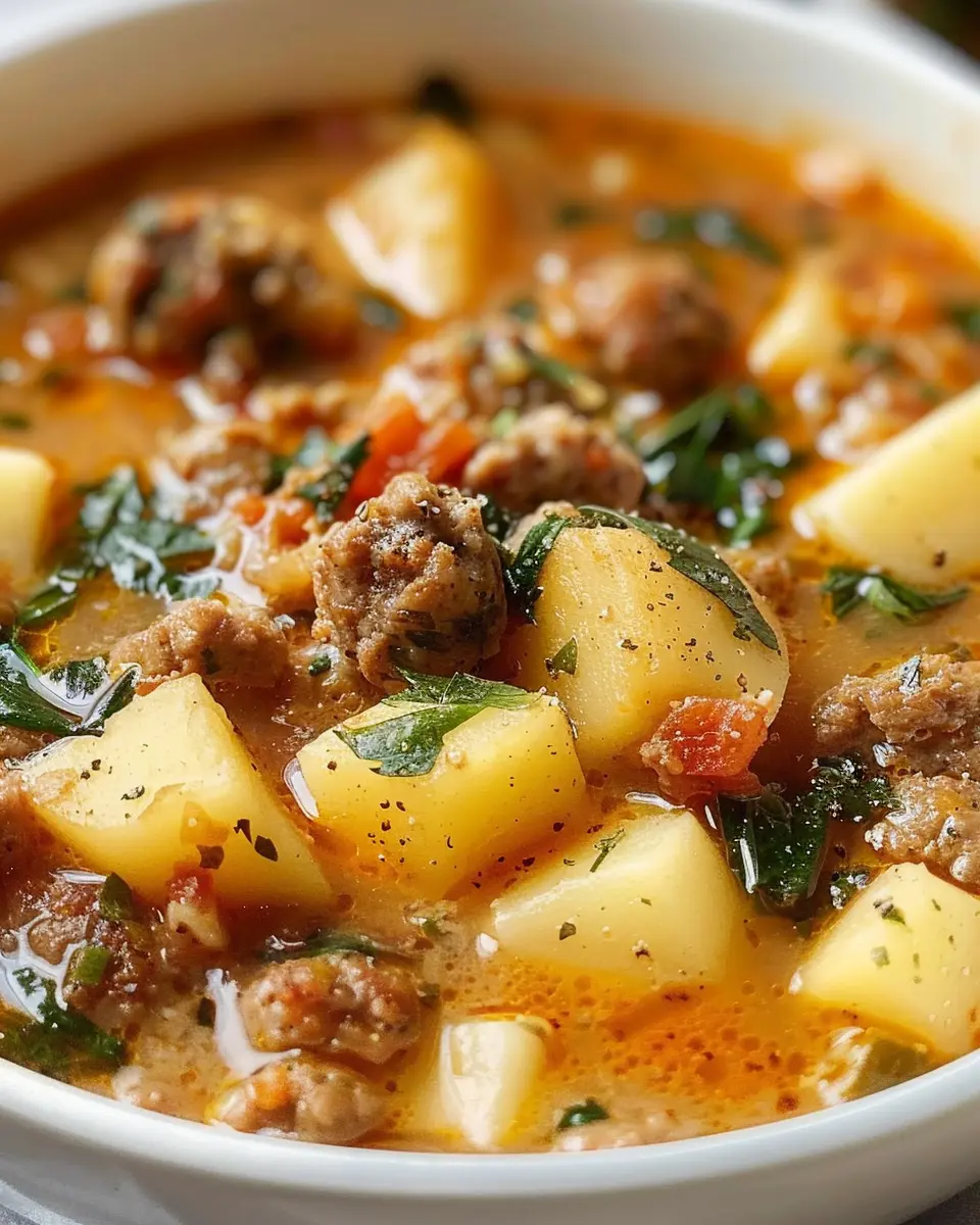 Cozy Italian Sausage and Potato Soup: A Heartwarming Comfort Dish