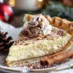 Christmas Eve Cinnamon-Vanilla Custard Pie