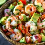 Avocado Salsa Shrimp Salad
