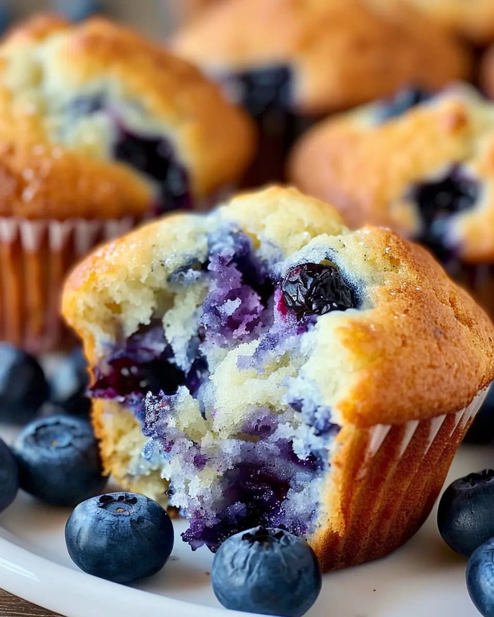 The Best Blueberry Muffins Ever: Easy, Fluffy, and Delicious