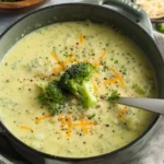 High Protein Broccoli Cheddar Soup