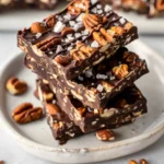 Dark Chocolate and Sea Salt Nut Bars