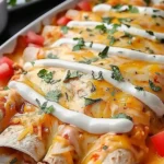 Indulgent Queso Chicken Enchiladas for Quick Weeknight Dinners