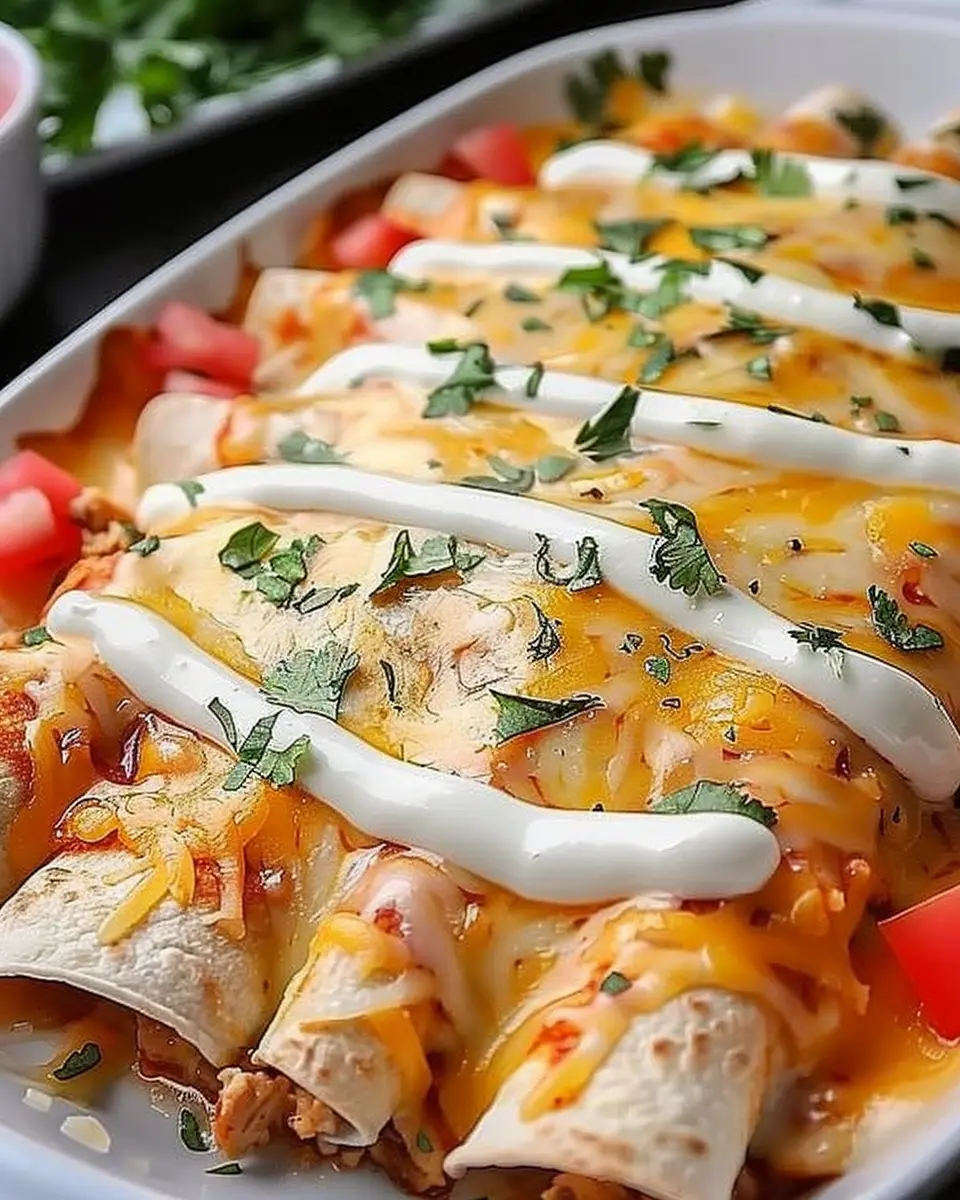 Indulgent Queso Chicken Enchiladas for Quick Weeknight Dinners