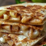 Apple Cinnamon Breakfast Quesadillas