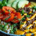 High-Protein Cheeseburger Bowls Recipe