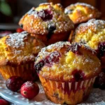 Cranberry Orange Breakfast Muffins