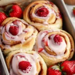 Strawberry Cinnamon Rolls