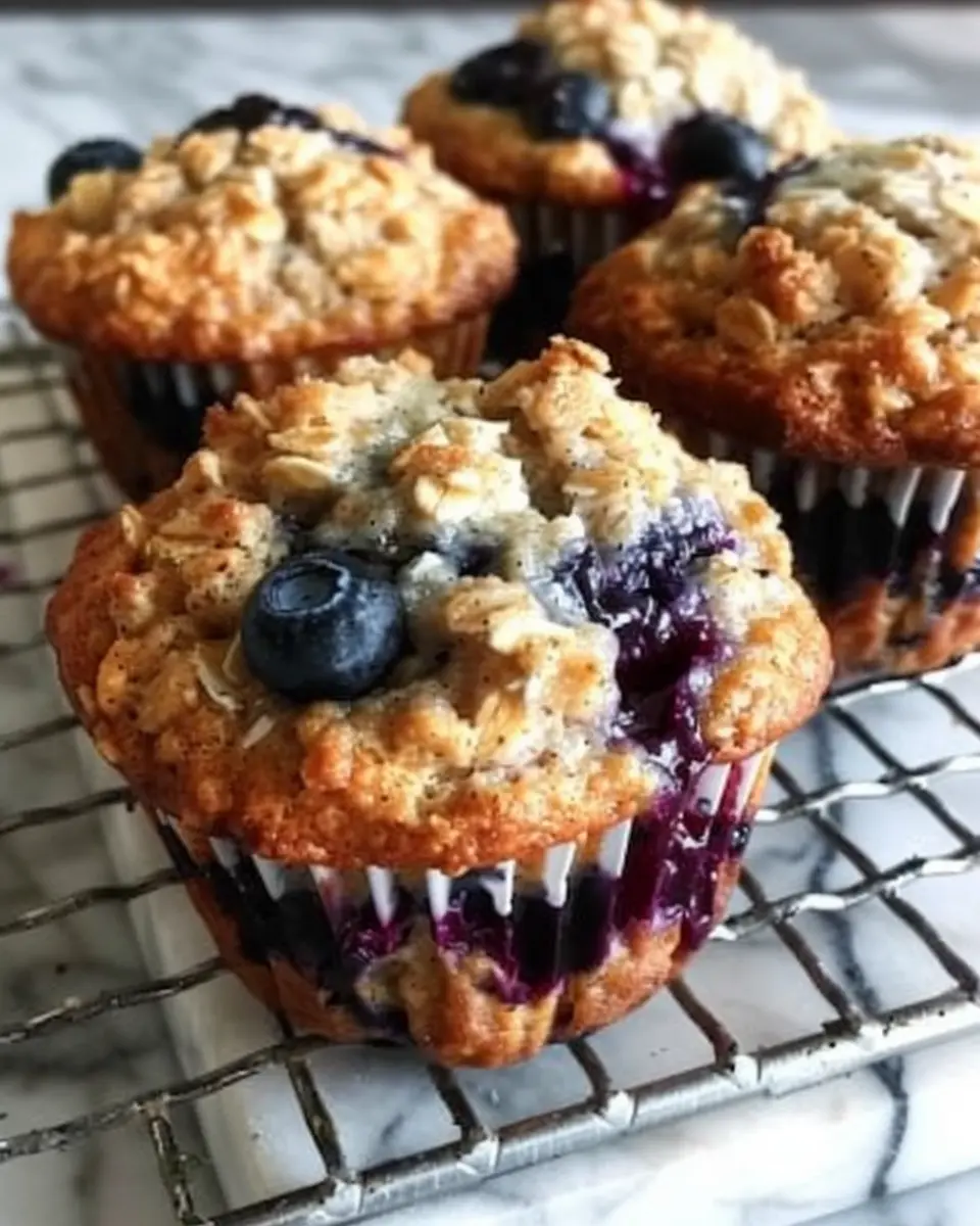 Blueberry Oat Greek Yogurt Muffins: Easy, Healthy Indulgence Recipe