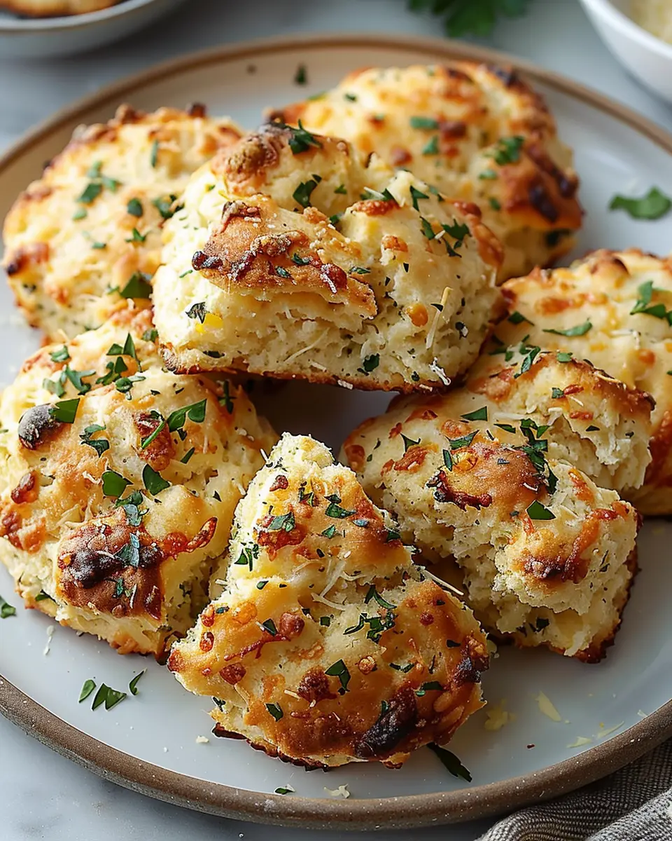Savory Garlic Parmesan Scones