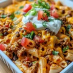 Loaded Taco Pasta Bake