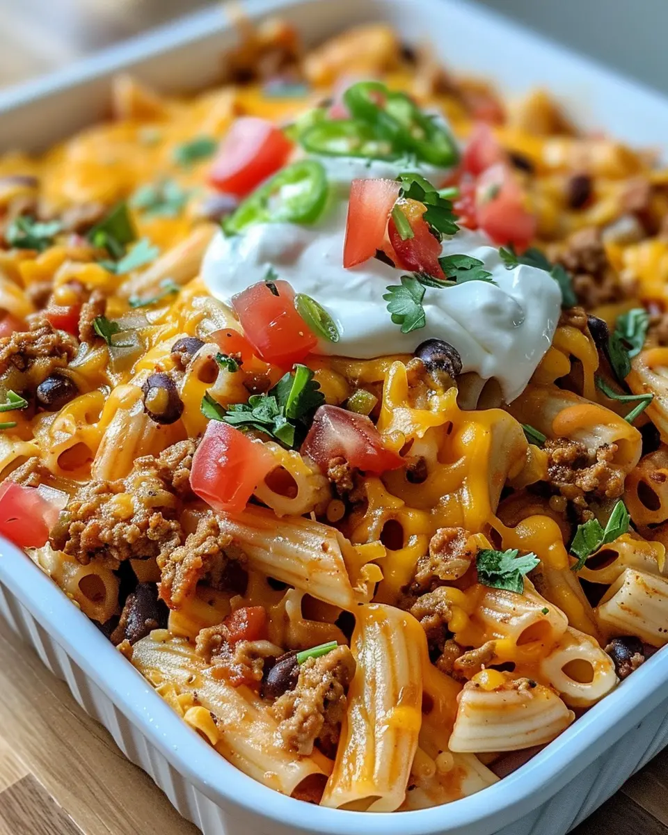Loaded Taco Pasta Bake: The Indulgent Twist on Comfort Food