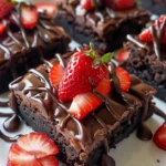 Chocolate Covered Strawberry Brownies