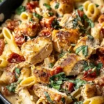 Simple Tuscan Chicken Pasta