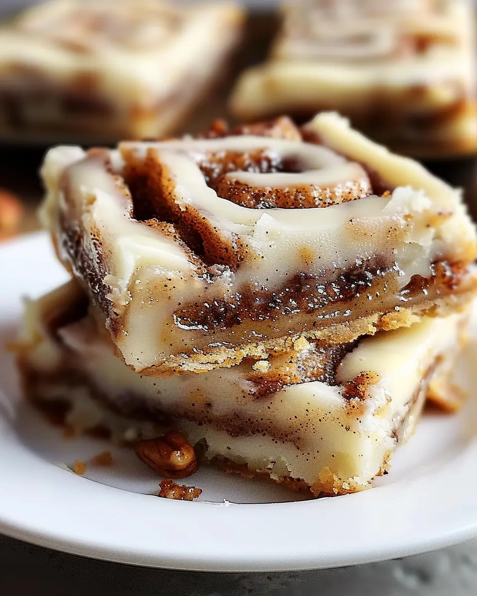Indulge in Irresistible Cinnamon Roll Bliss Bars for a Sweet Escape