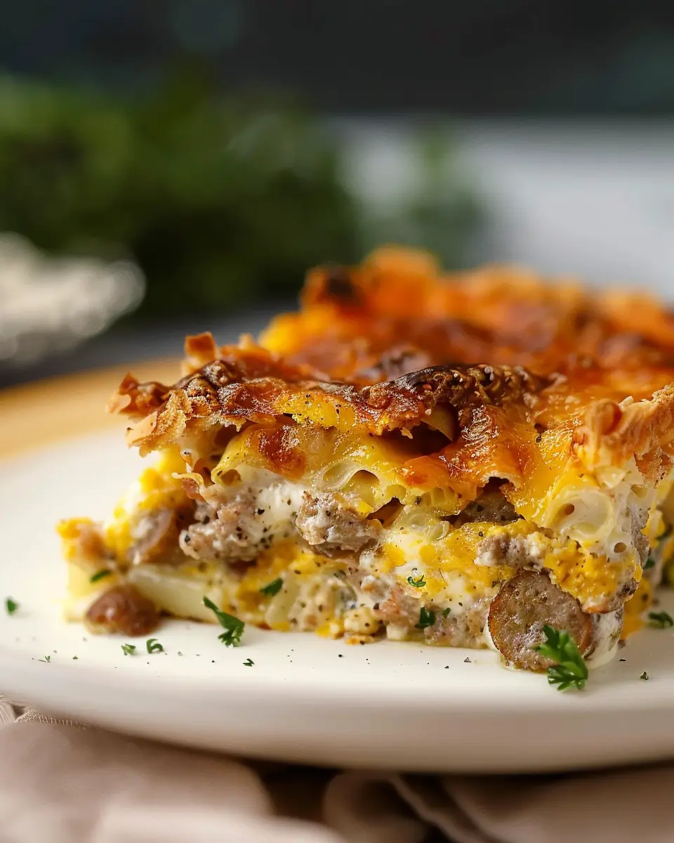 Easy Sausage and Egg Casserole