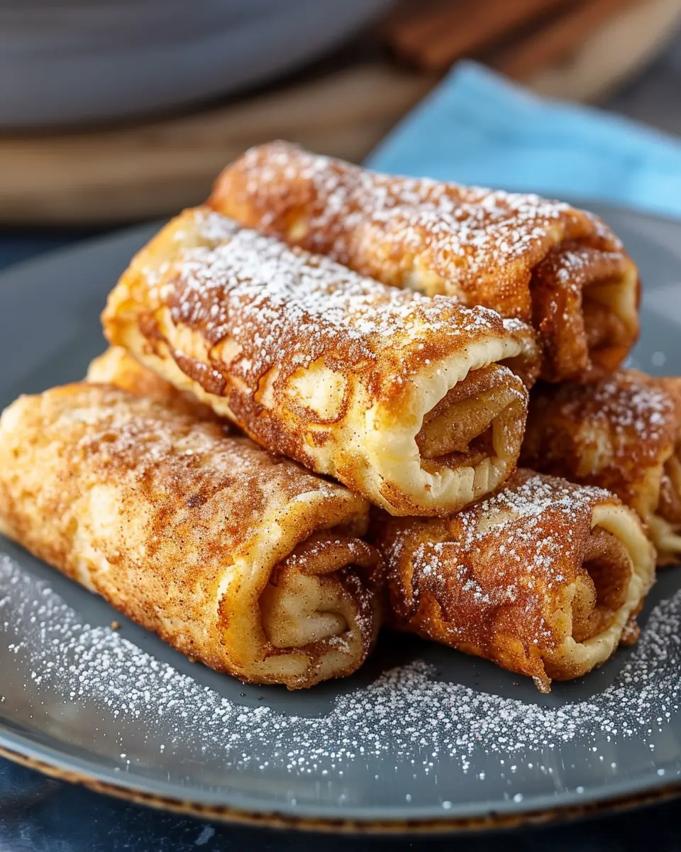 Cinnamon Sugar French Toast Roll-Ups
