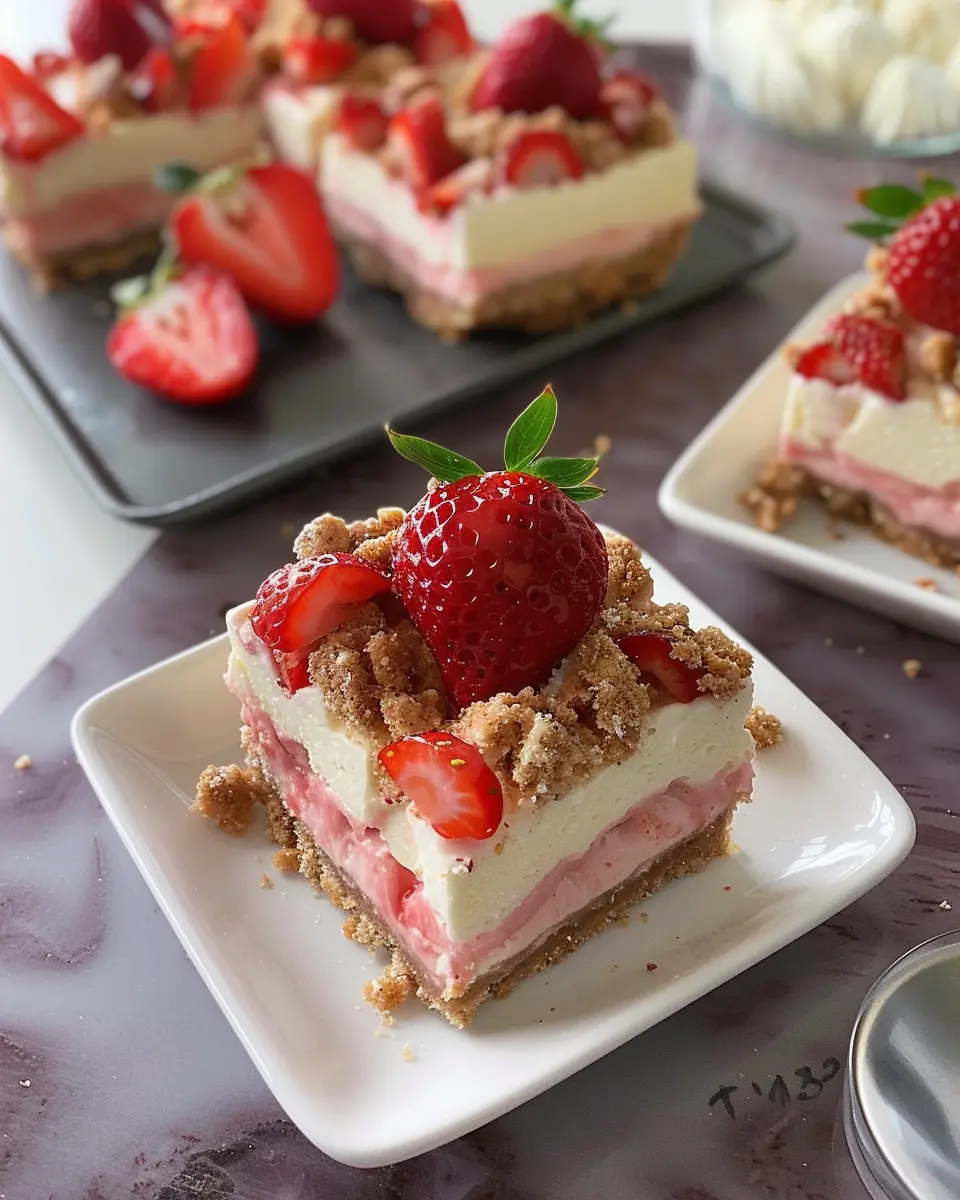 Strawberry Cheesecake Bars: Indulgent Treats for Everyone