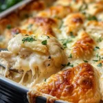 Cheesy Chicken Crescent Bake