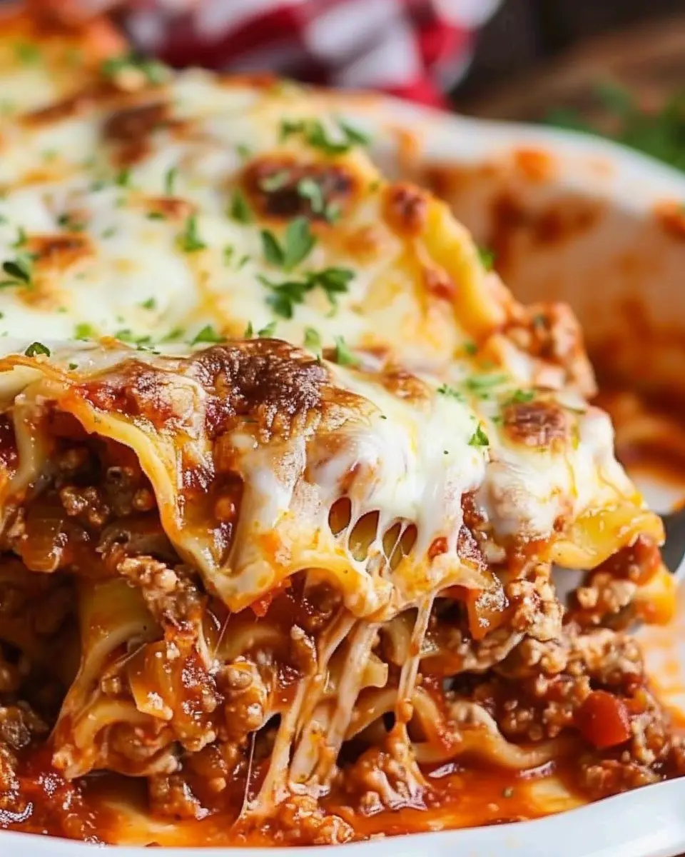 Easy Lasagna Recipe: Indulgent Delight with Turkey Bacon and Chicken Ham